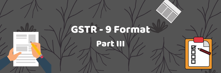 GST Return filing format Part 3