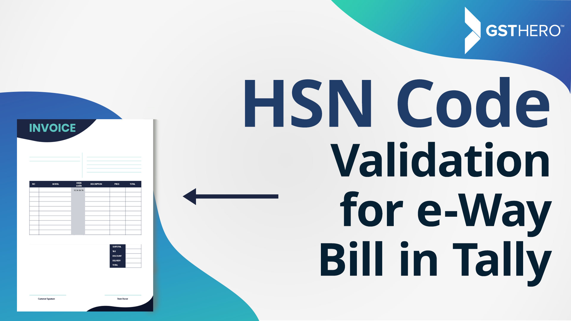 HSN Code under GST How to Validate HSN Code for EWay Bill in Tally?