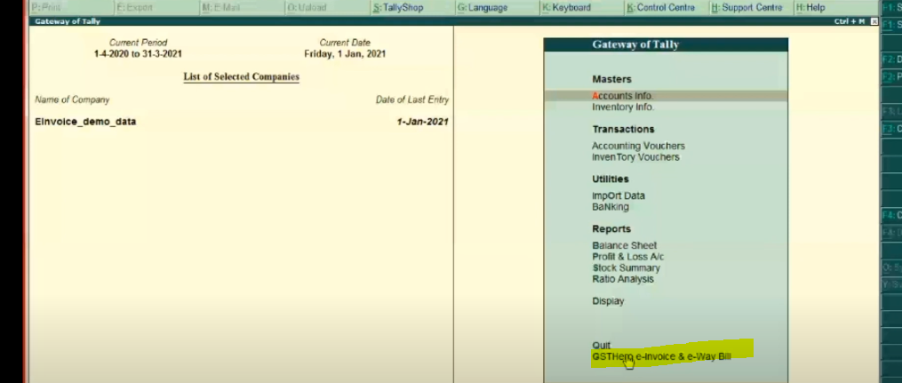 e invoicing under GST