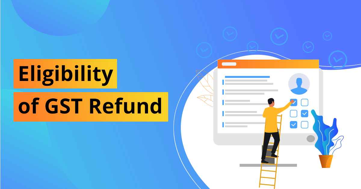 GST refund application