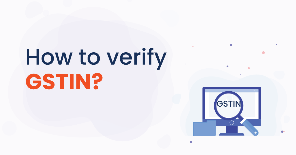 verification of GSTIN