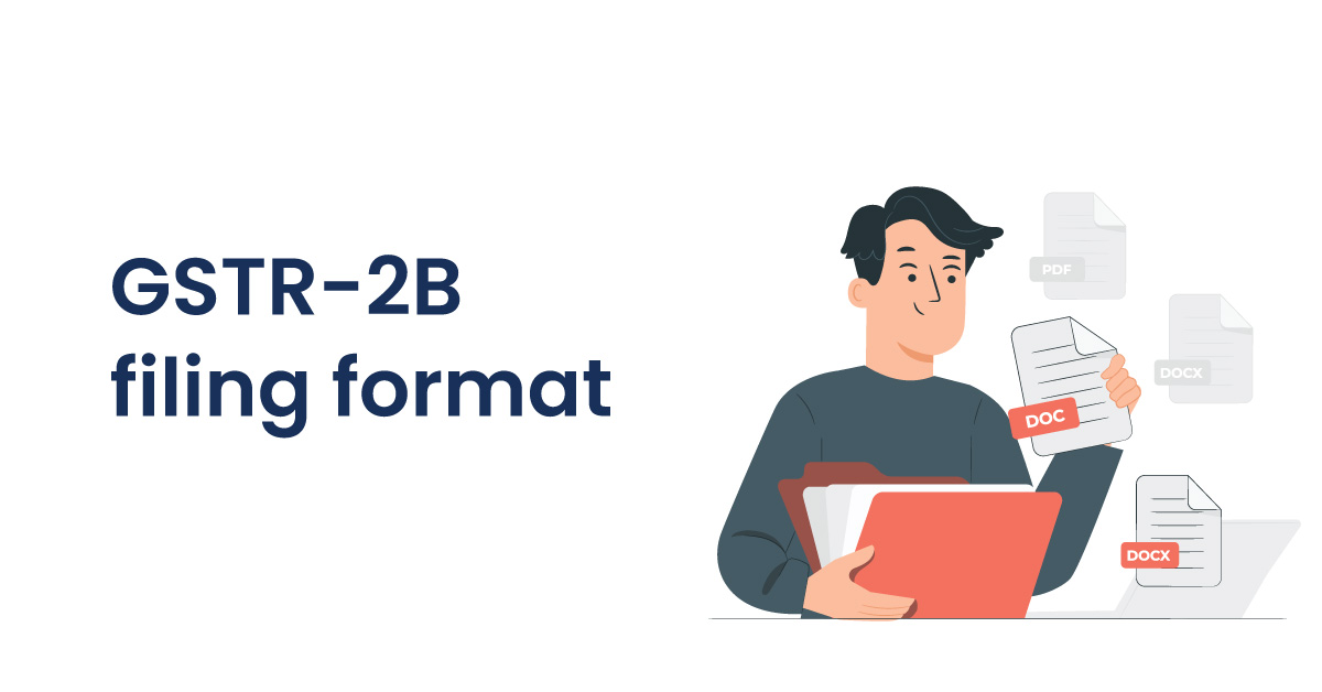 GSTR 2B filing format