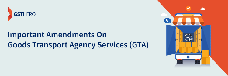 Goods Transport Agency under GST