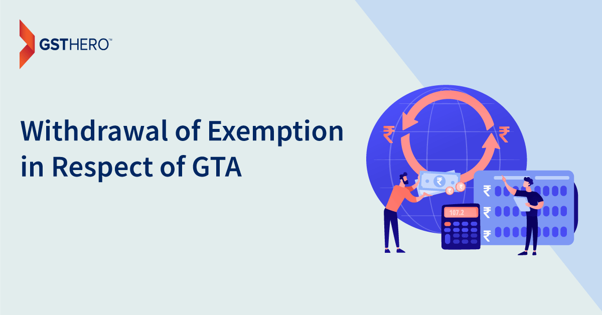 Withdrawal of Exemption