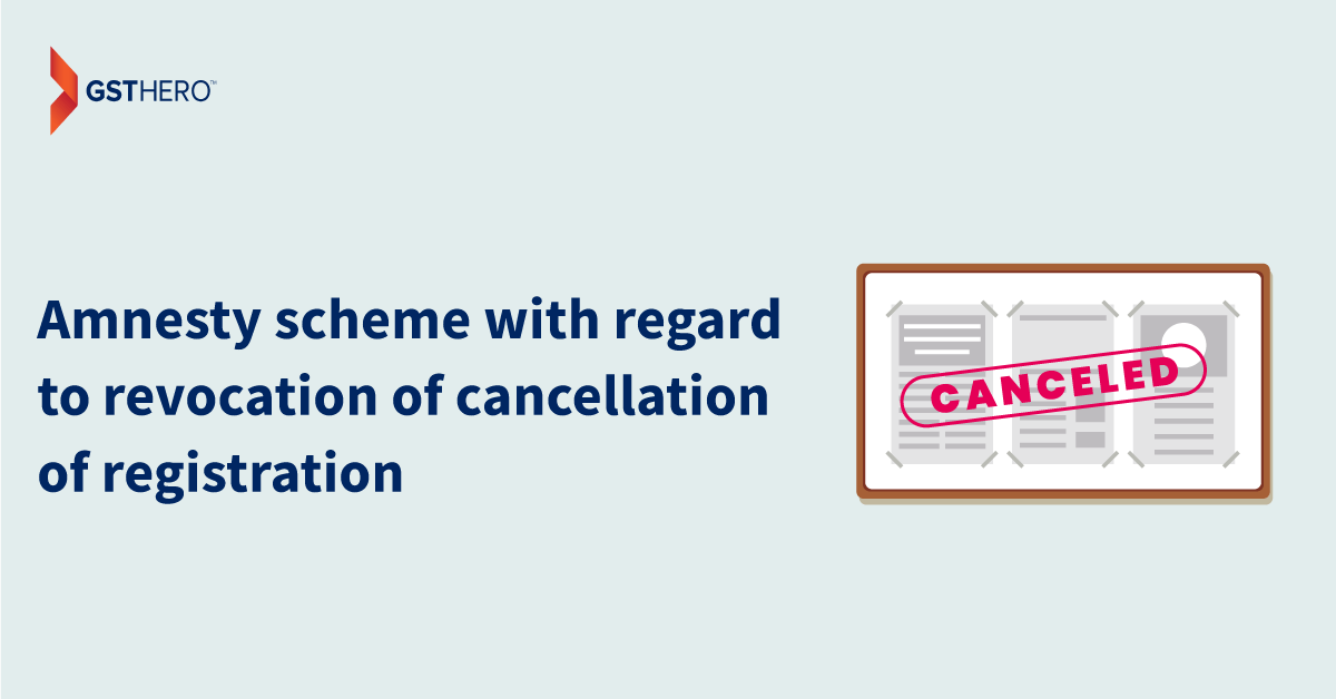 Revocation of cancellation of registration