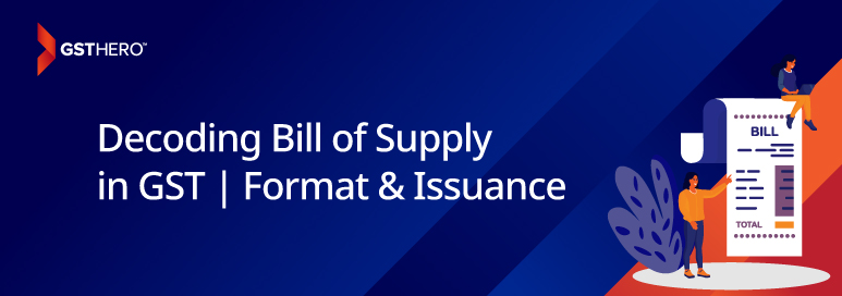 Bill of supply